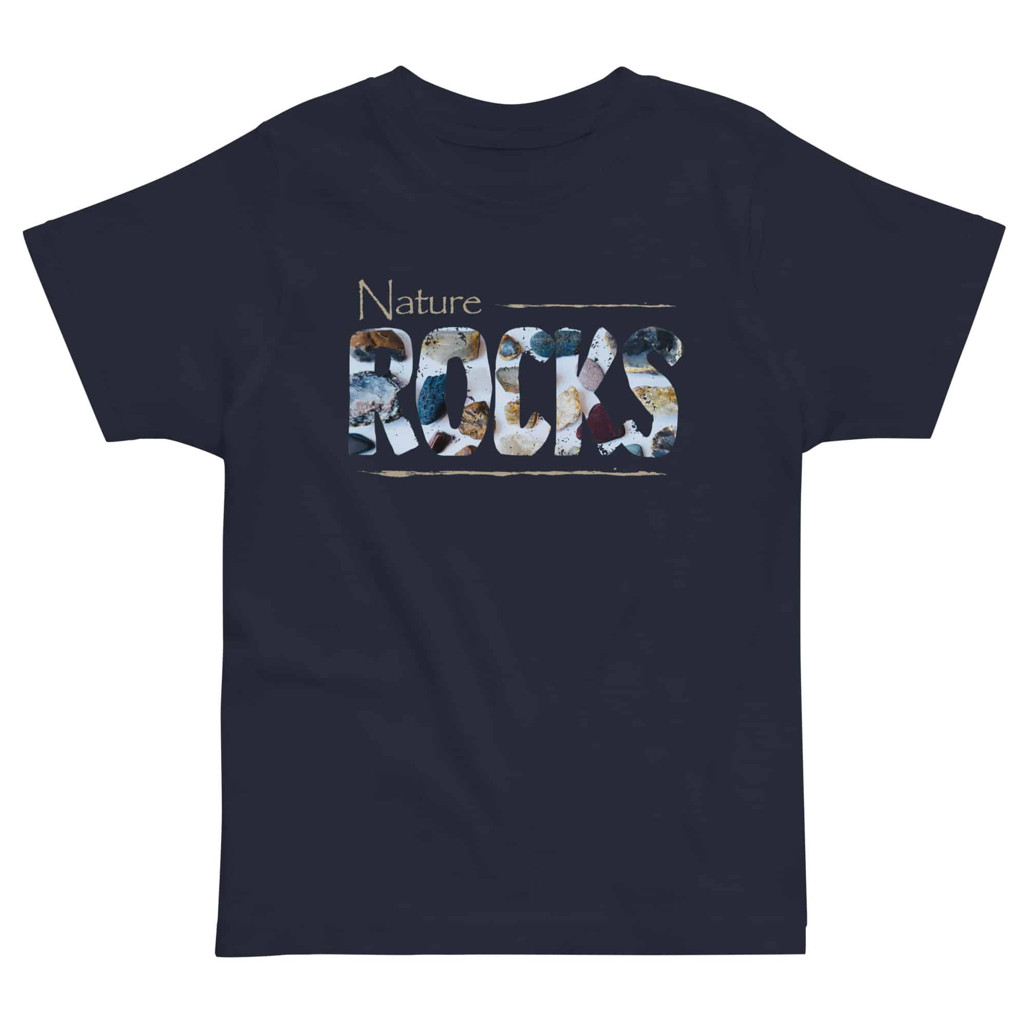 Nature ROCKS Kids Tee Nature ROCKS Kids Tee kids' t-shirt – Black (front view)