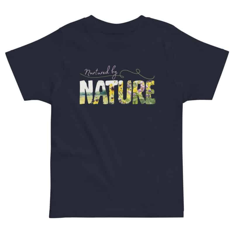 Nurtured by Nature Kids Tee Nurtured by Nature Kids Tee kids' t-shirt – Black (front view)