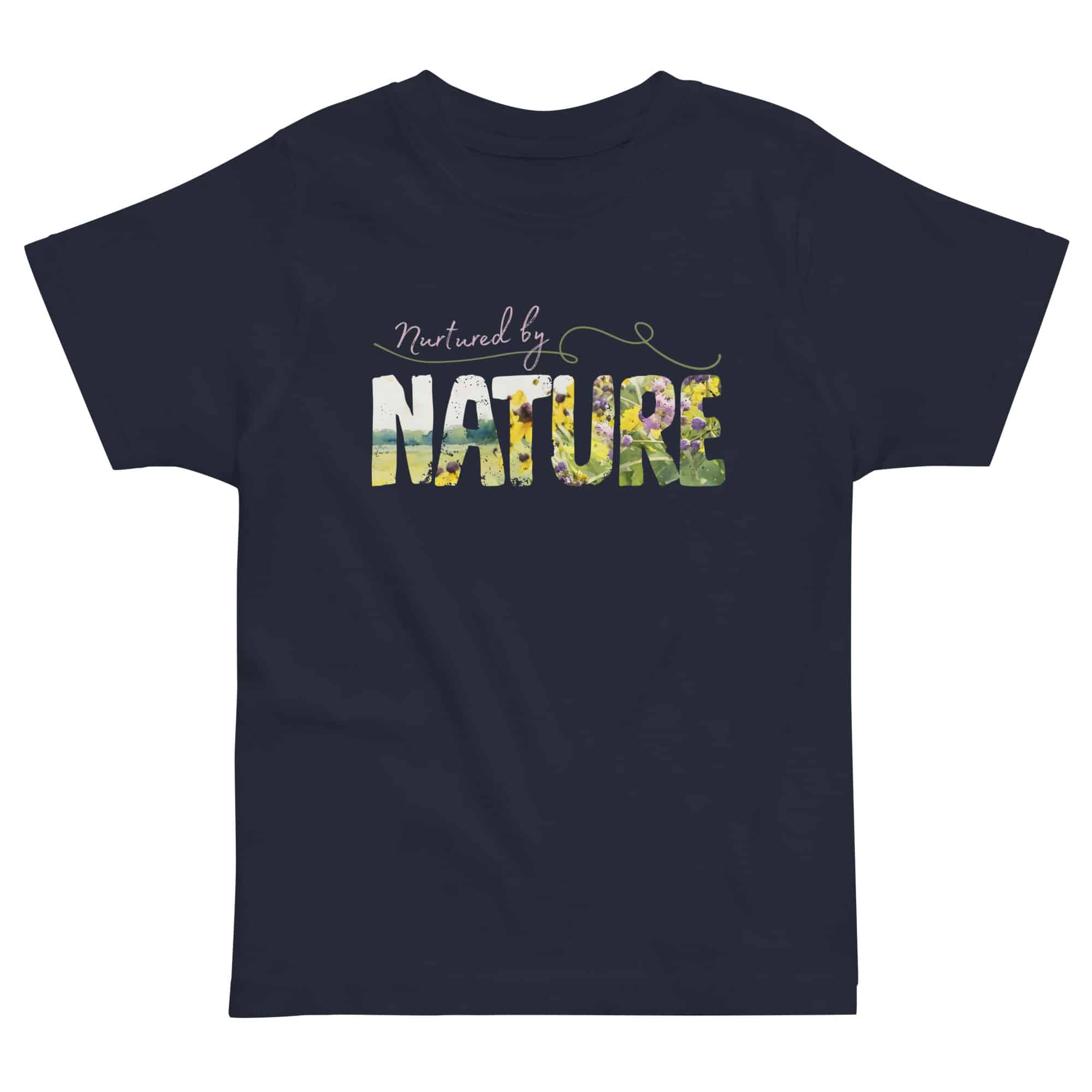 Nurtured by Nature Kids Tee Nurtured by Nature Kids Tee kids' t-shirt – Black (front view)