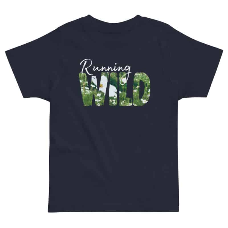 Running Wild Kids Tee Running Wild Kids Tee kids' t-shirt – Black (front view)