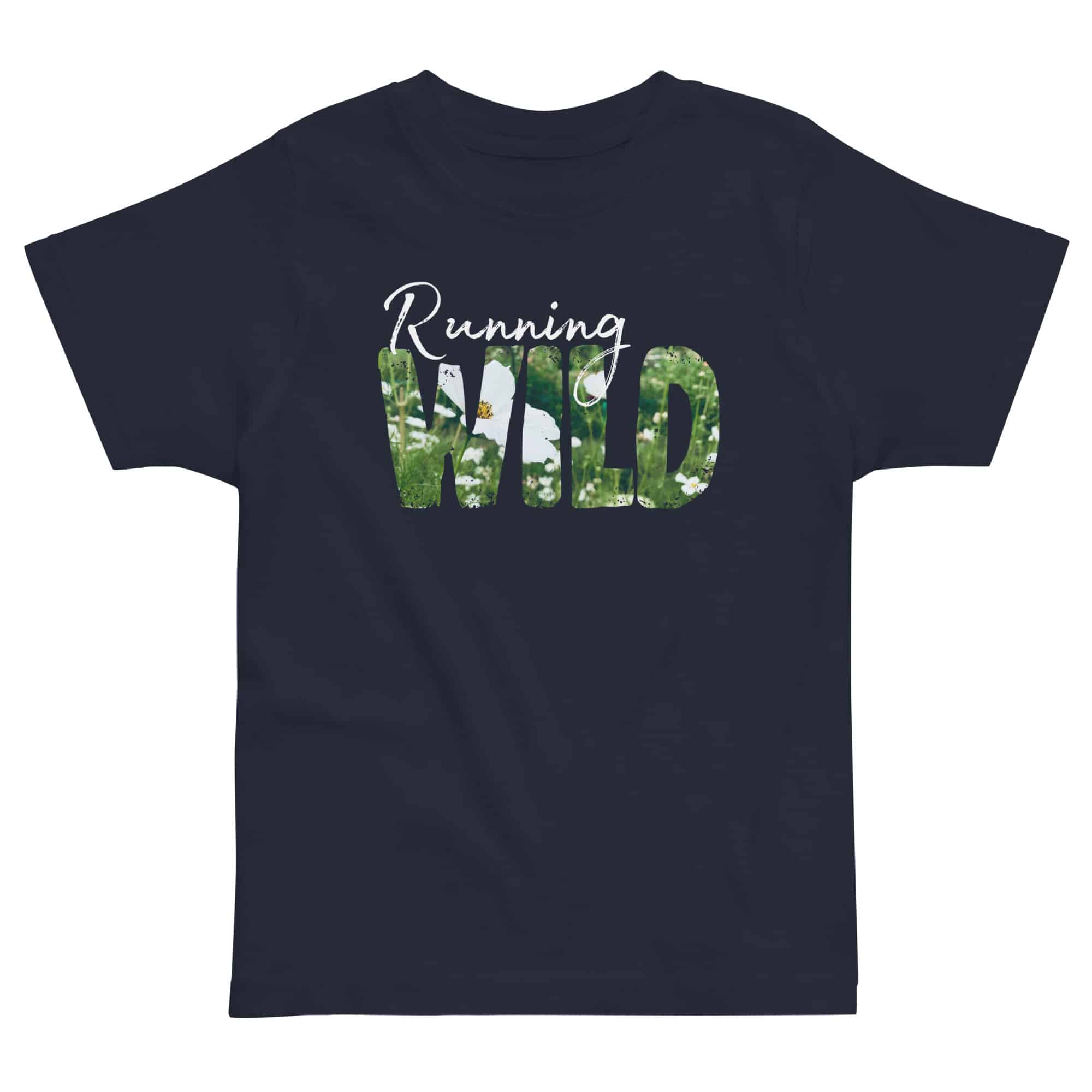 Running Wild Kids Tee kids' t-shirt – Black (front view)