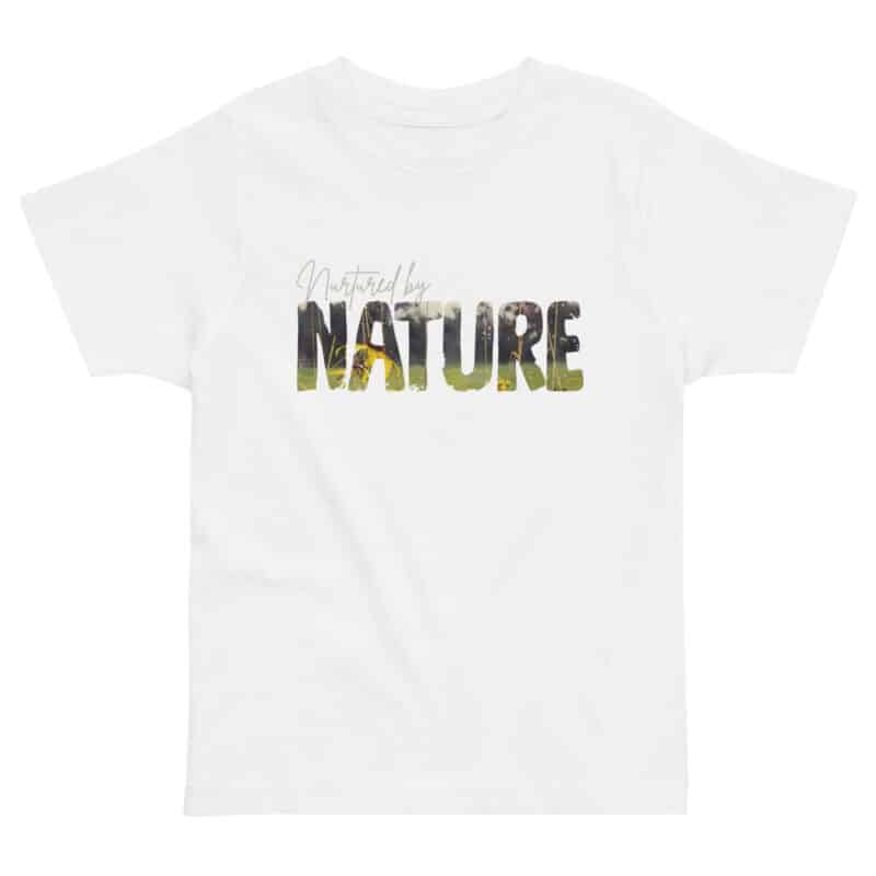 Nurtured by Nature — Meadow Bloom Kids Tee Nurtured by Nature — Meadow Bloom Kids Tee kids' t-shirt – Black (front view)