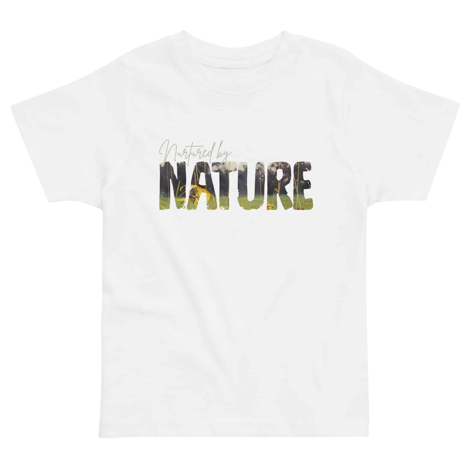 Nurtured by Nature — Meadow Bloom Kids Tee Nurtured by Nature — Meadow Bloom Kids Tee kids' t-shirt – Black (front view)