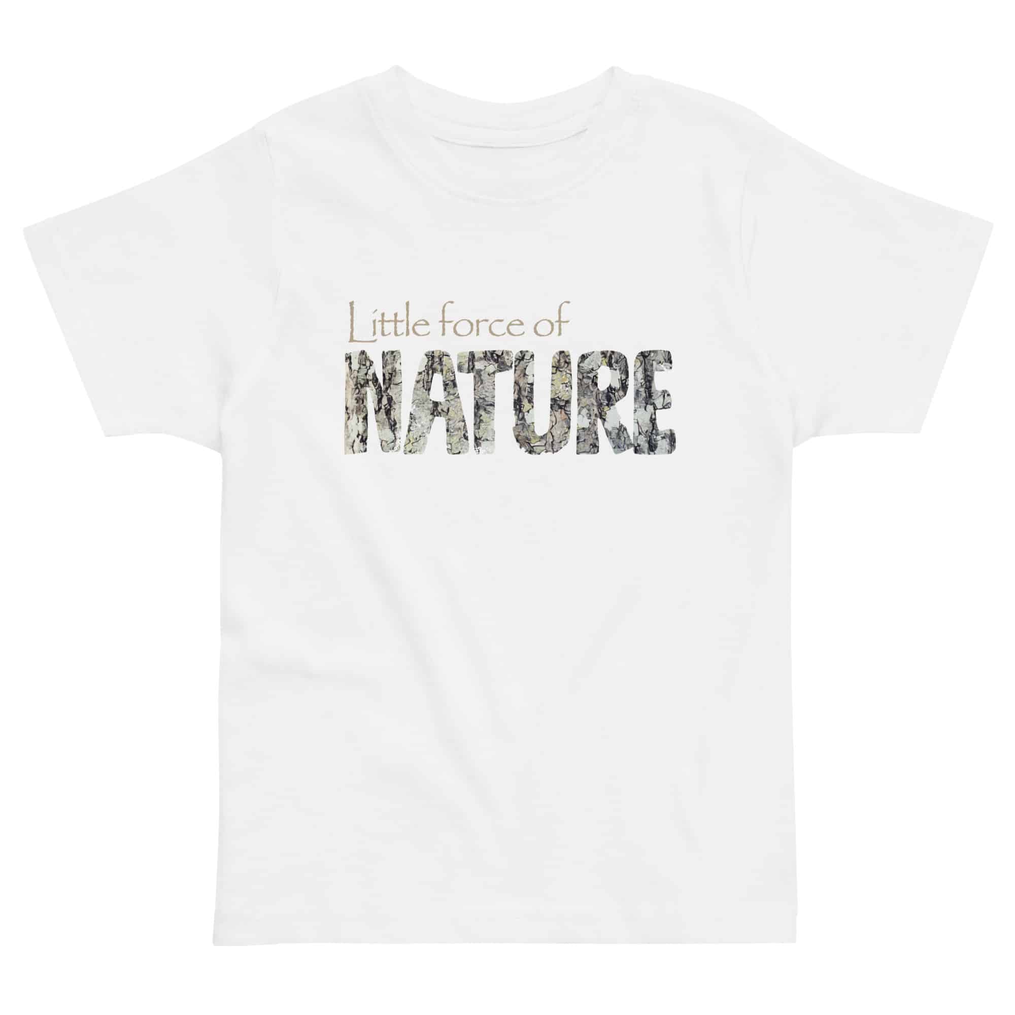 Little Force of Nature Kids Tee Little Force of Nature Kids Tee kids' t-shirt – Black (front view)