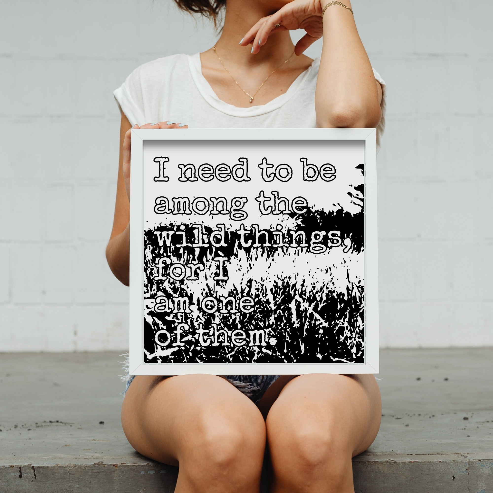 Among the Wild Things — Graphic Poster graphic posters