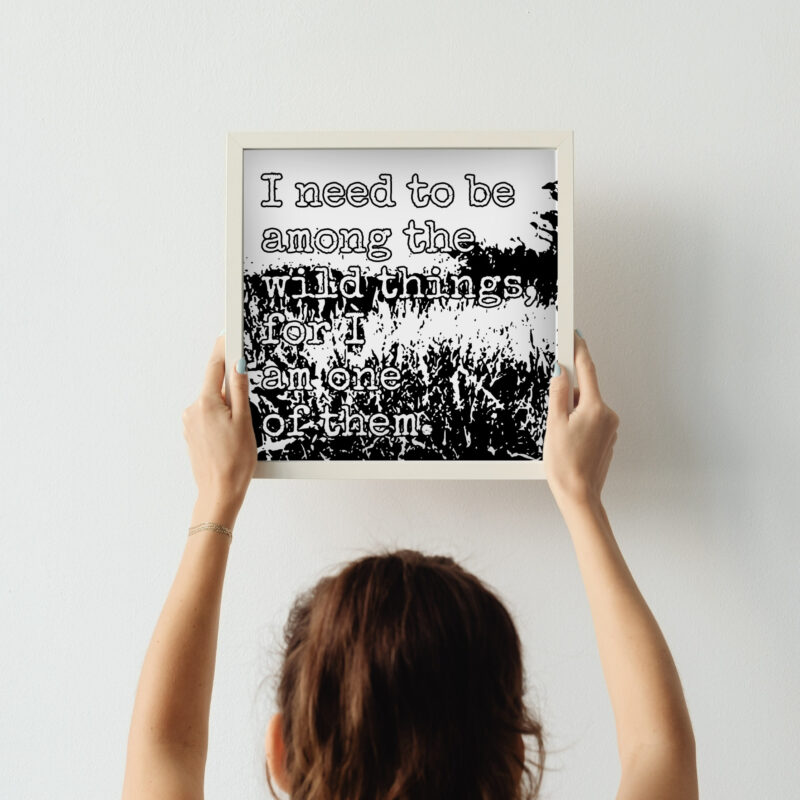 Among the Wild Things — Graphic Poster graphic posters