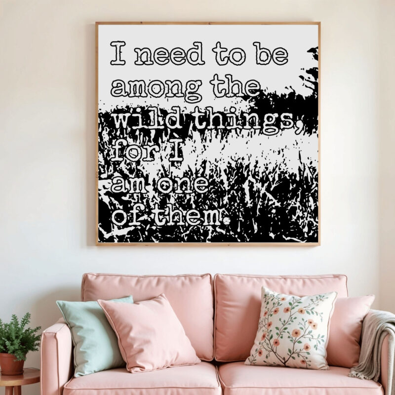 Among the Wild Things — Graphic Poster graphic posters