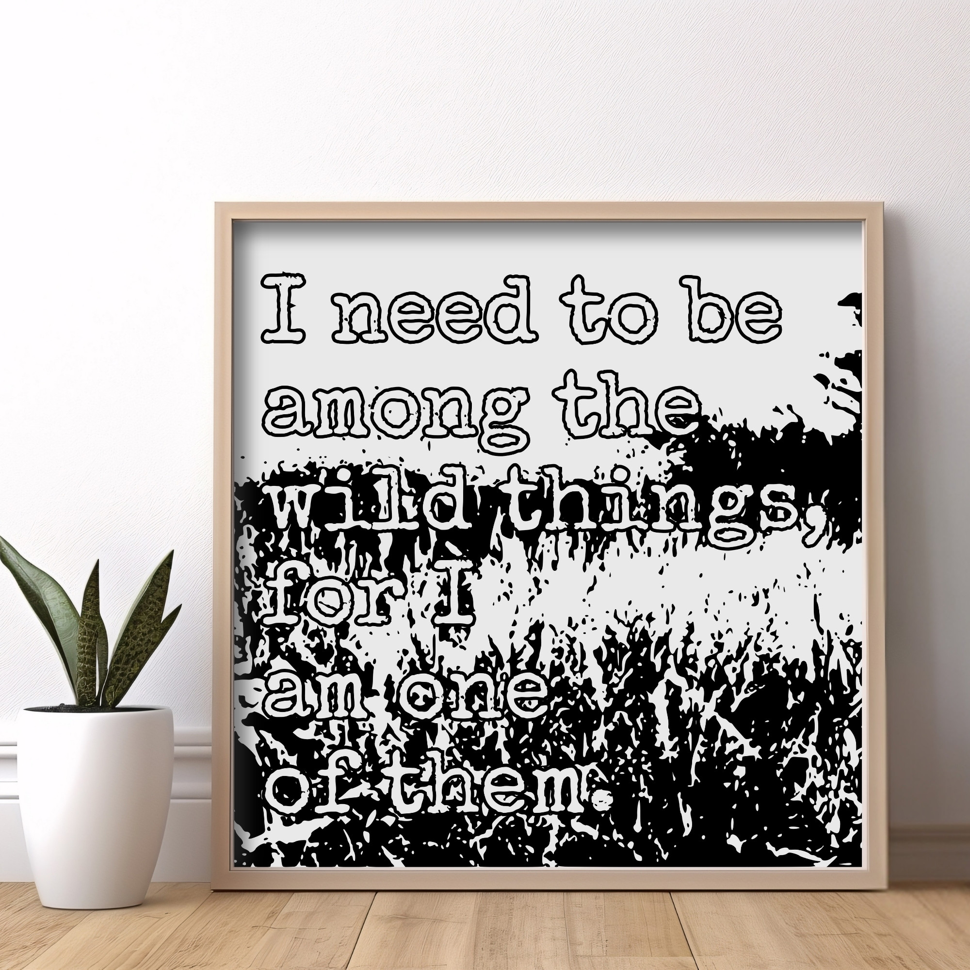 Among the Wild Things — Graphic Poster graphic posters