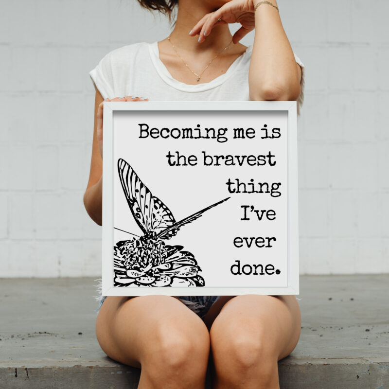 Becoming Me — Graphic Poster graphic posters