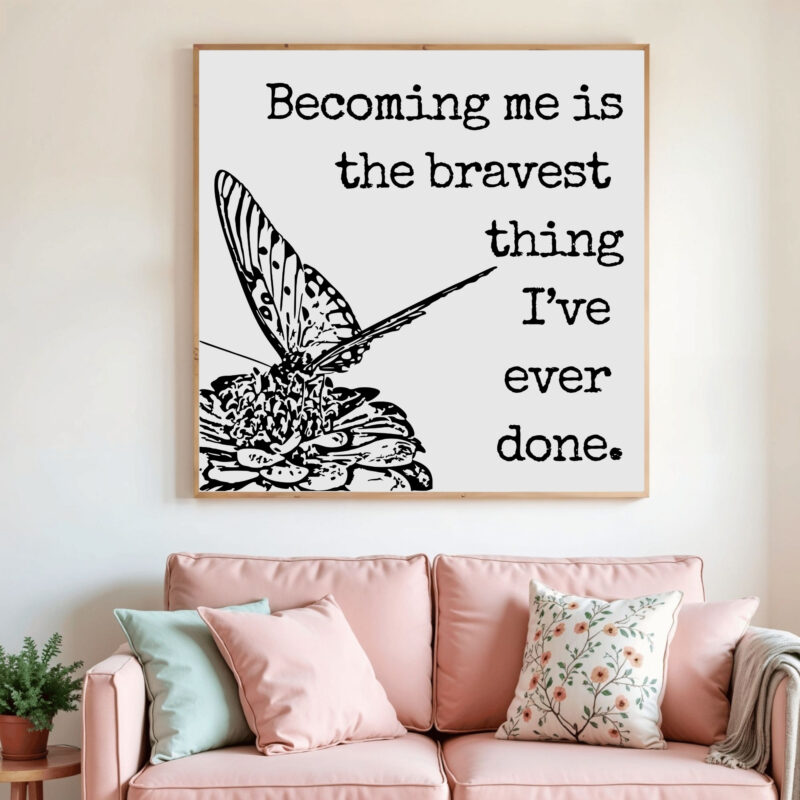 Becoming Me — Graphic Poster graphic posters