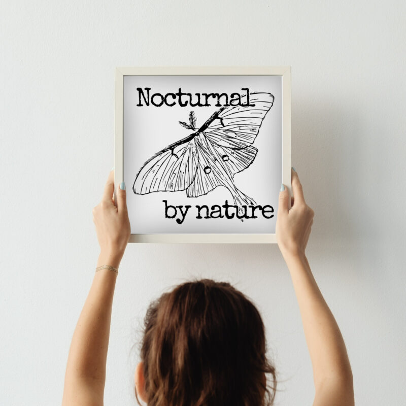 Nocturnal by Nature — Graphic Poster graphic posters