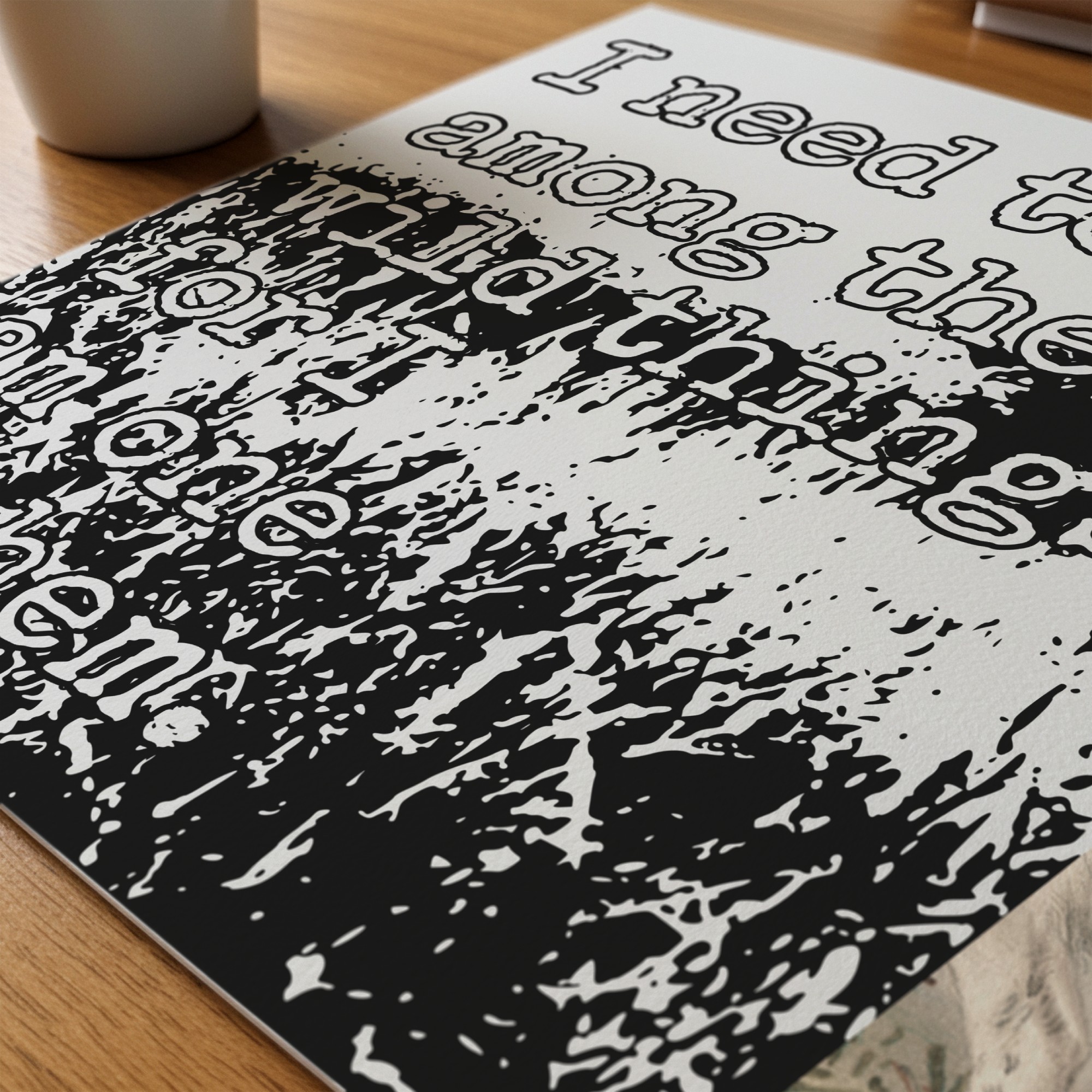 Among the Wild Things — Graphic Poster graphic posters