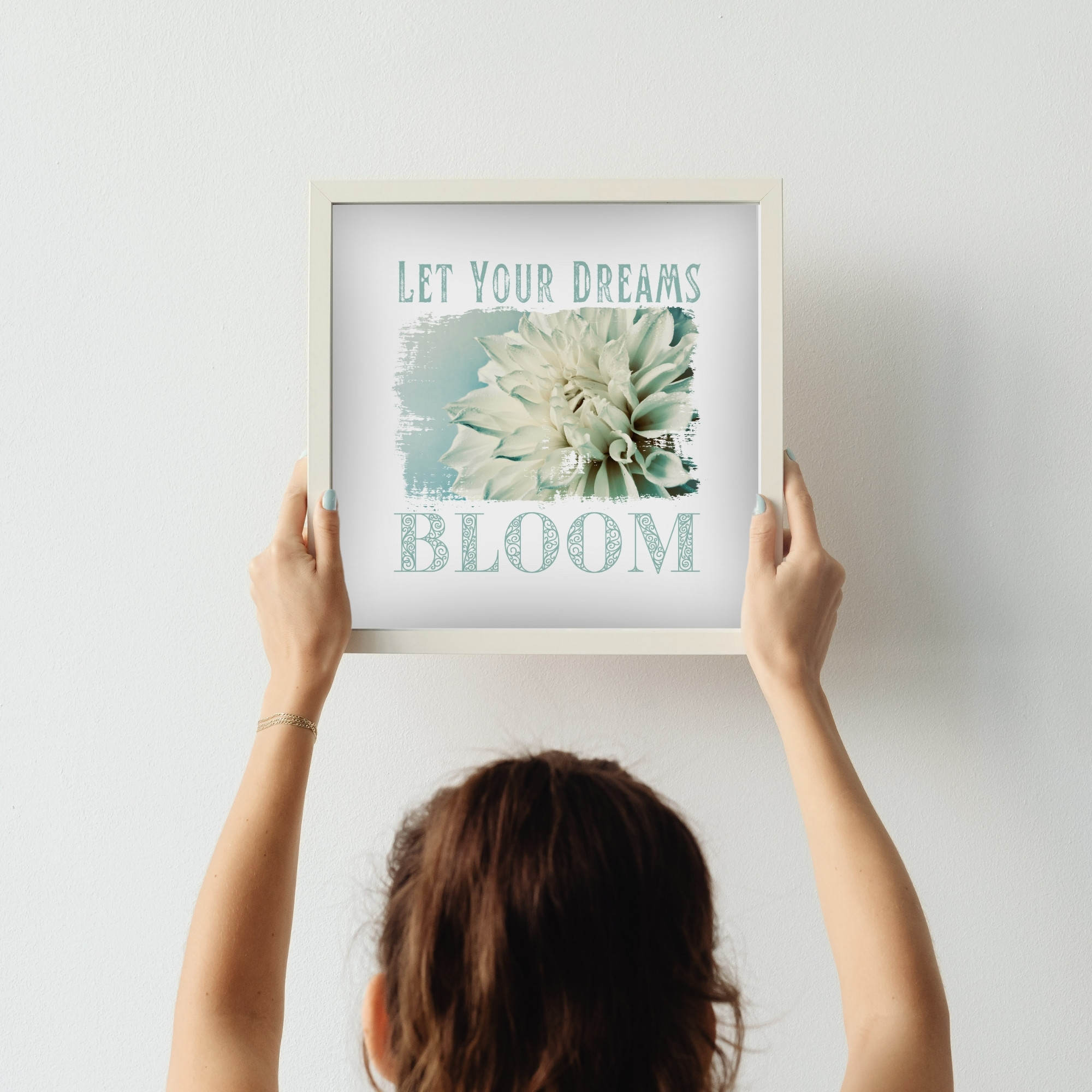Let Your Dreams Bloom — Graphic Poster graphic posters