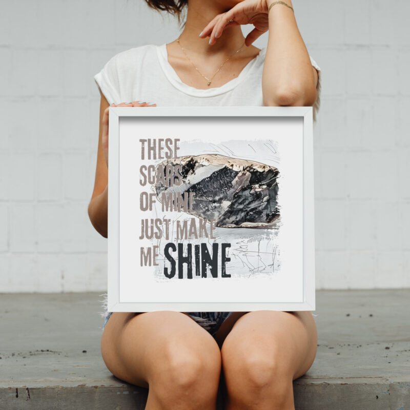 These Scars of Mine — Graphic Poster graphic posters