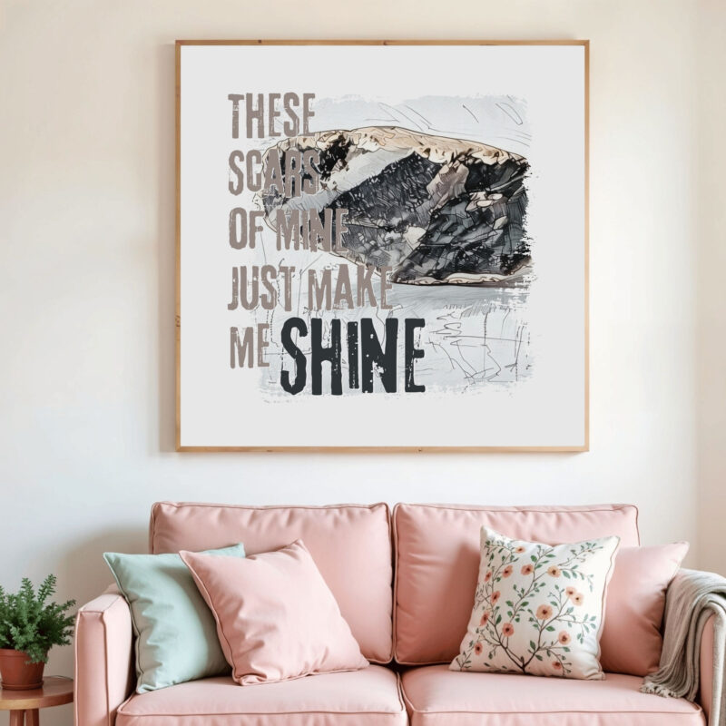 These Scars of Mine — Graphic Poster graphic posters