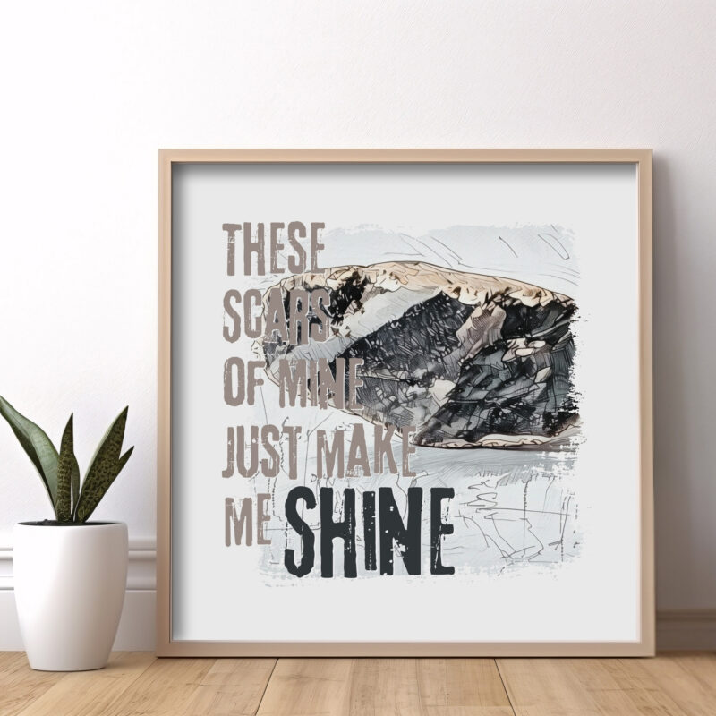 These Scars of Mine — Graphic Poster graphic posters