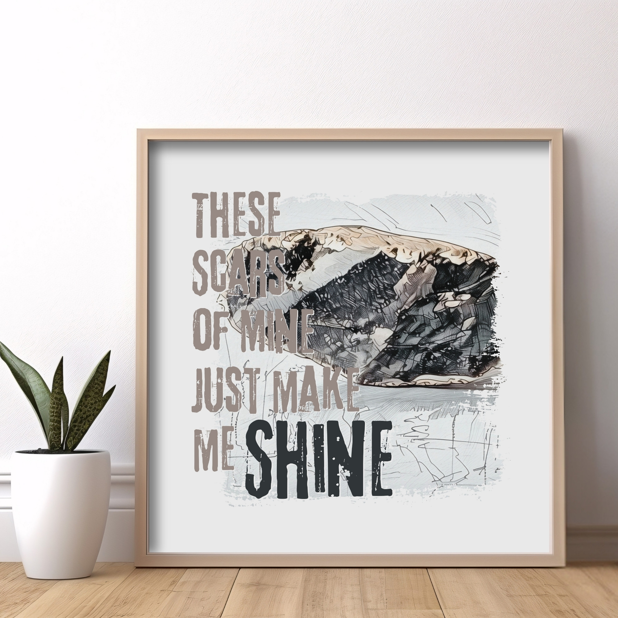 These Scars of Mine — Graphic Poster graphic posters