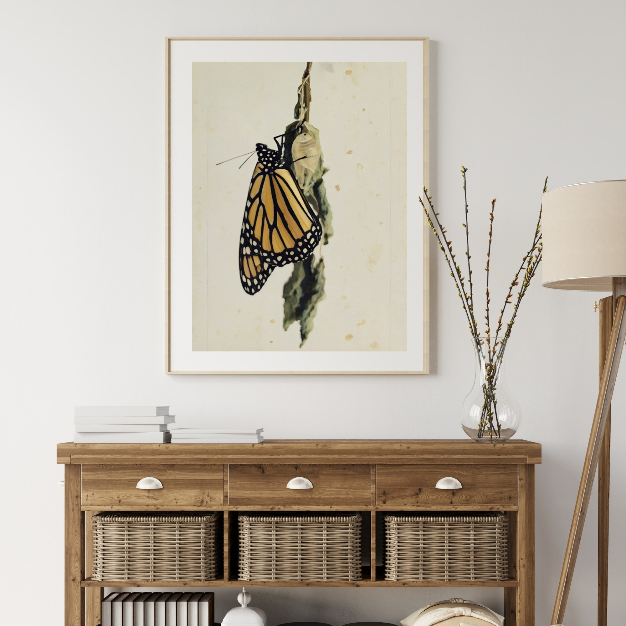 Winged Beginning wildlife wall art