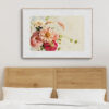 Zinnia Serenade botanical wall art