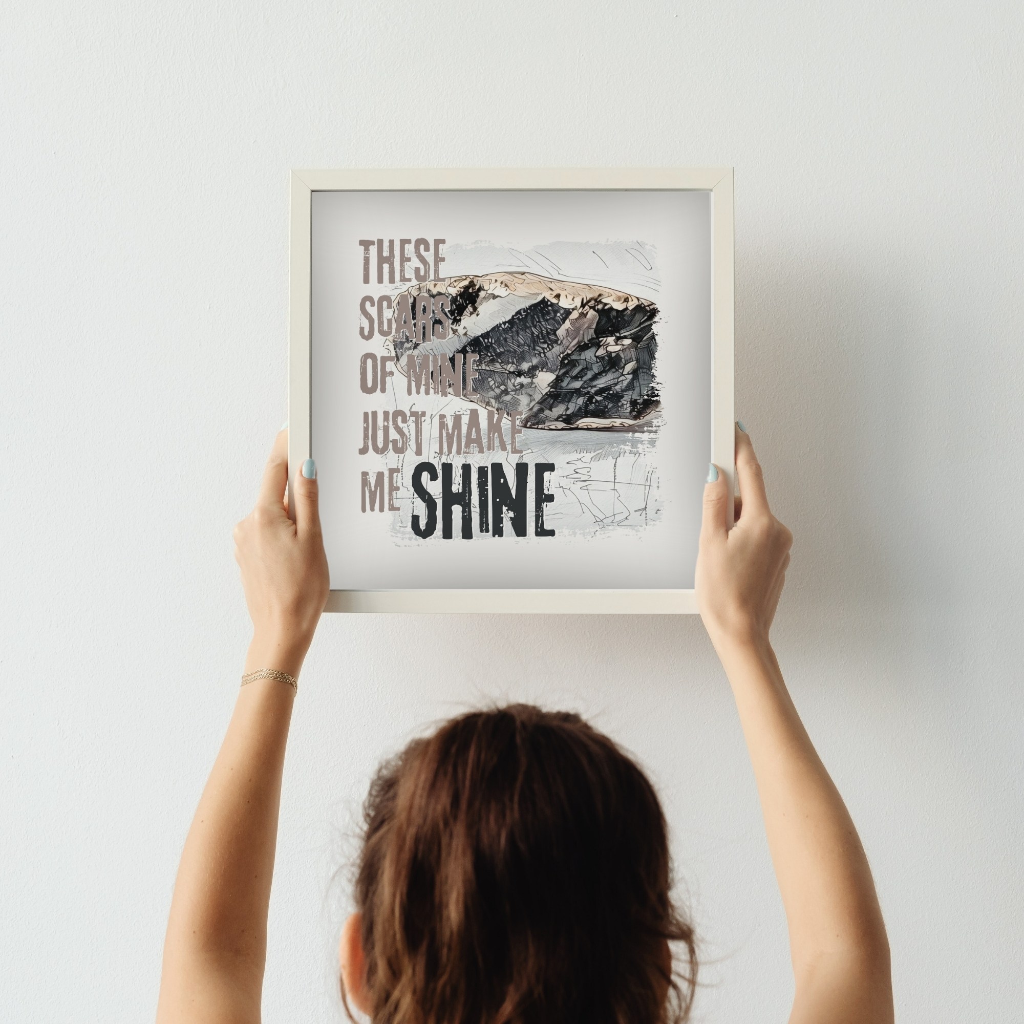 These Scars of Mine — Graphic Poster graphic posters